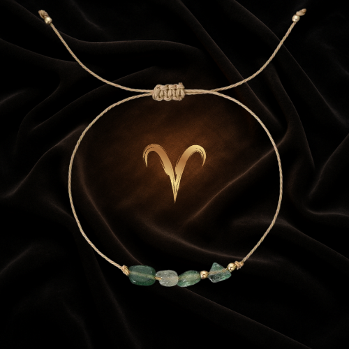 Armband Widder – Grüner Fokus