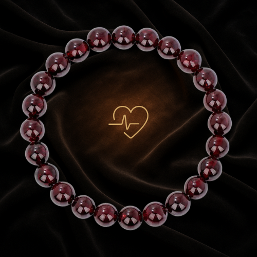 Armband Granat – Kraft & Kreativität