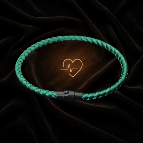 Grünes Schutzarmband – Harmonie & Balance