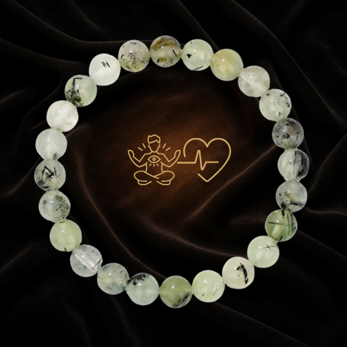 Armband Intuition – Grüner Prehnit