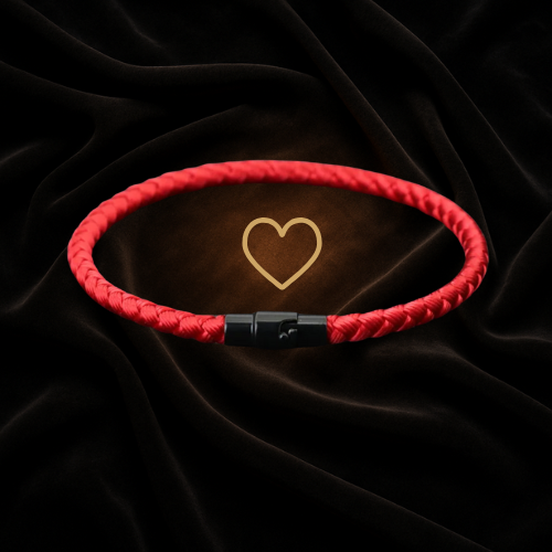 Rotes Schutzarmband – Liebe & Energie