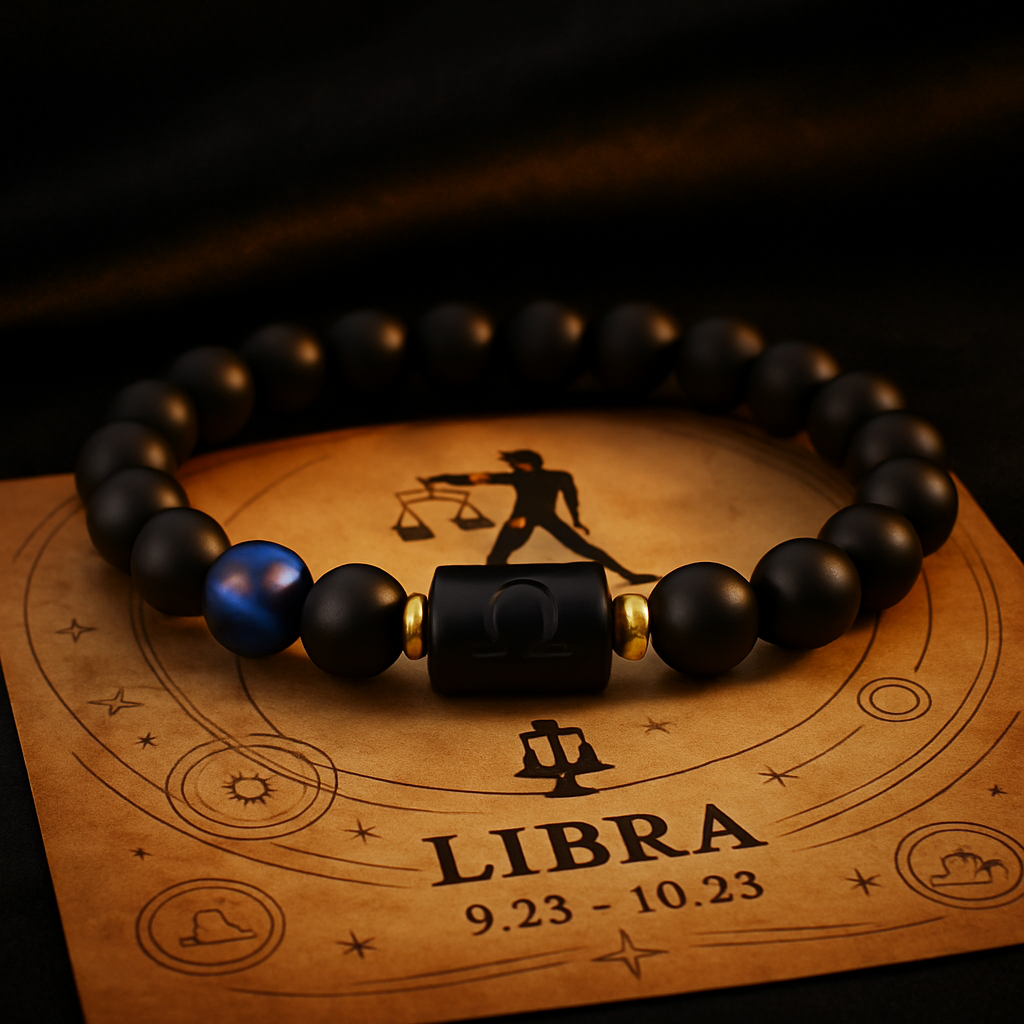 Armband Waage – Schwarze Harmonie